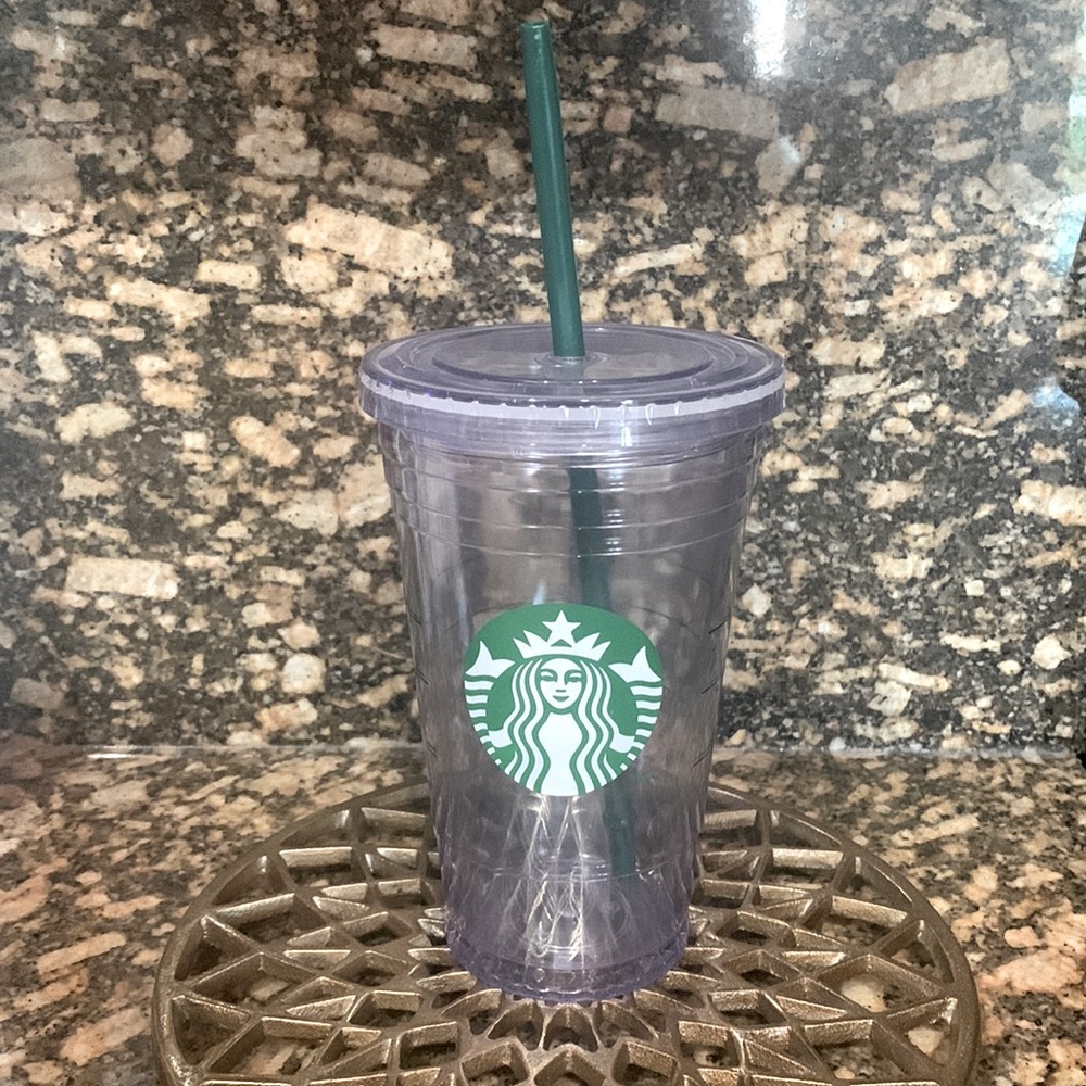 Clear Starbucks Tumbler